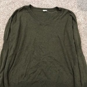 Darkish green sweater from Garage
